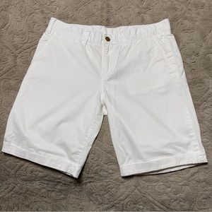 Tory Burch Bermuda Chino Shorts Ivory White size 30